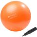 HMS YB02 NEW - Anti-Burst Fitnessbal - 55cm - Antislip - Oranje/Grafiet