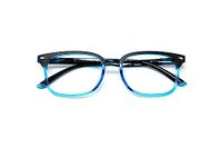 El Charro Leesbril Hawaii zwart en blauw +3,00