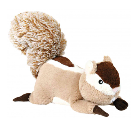 TRIXIE Eekhoorn Pluche Hondenspeelgoed - 24 cm - 3 stuks