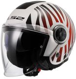 LS2 OF620 Classy Cool Wit Wijnbes Jethelm - Helm