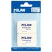 MILAN Blister met 2 witte gummen Professional Soft 412 (BMM10442)