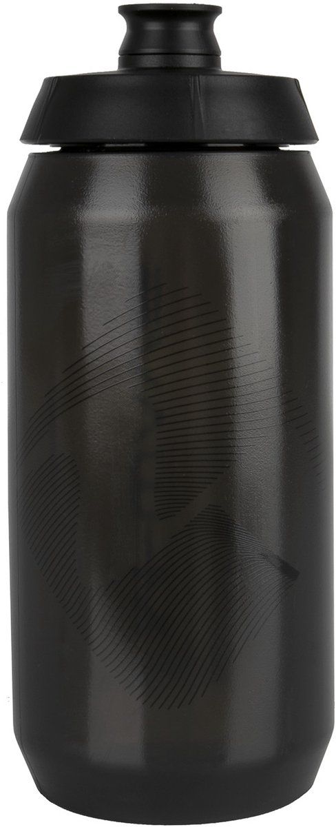 M-Wave Bidon - 550ml - zwart/transparant met indicator