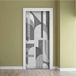 CREARREDA Deursticker PVC Vintage Grijs 83 x 210 cm
