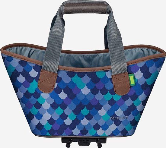 Racktime Agnetha Shopper Bag - 15L - Deep Ocean - Incl. Raincover