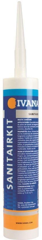 Ivana siliconenkit sanitair zilvergrijs 310ml