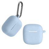 kwmobile Hoes geschikt voor Huawei FreeBuds SE2 / SE3 - Siliconen cover voor oordopjes in lichtblauw