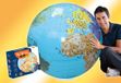 Caly Toys Caly XXL Opblaasbare Wereldbol 85 cm