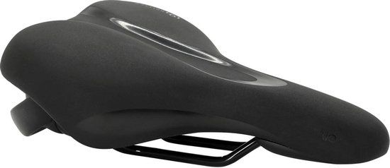Selle Royal Rio Unitech Unisex Zwart Stadsfietszadel - Met Uitsparing - Kunstleer