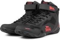 Lonsdale Rufford boksschoenen voor heren, zwart/rood, maat 40