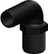 AWN TRUDESIGN Slangtule, Hoek 90°, Polyester, Zwart, 38 mm