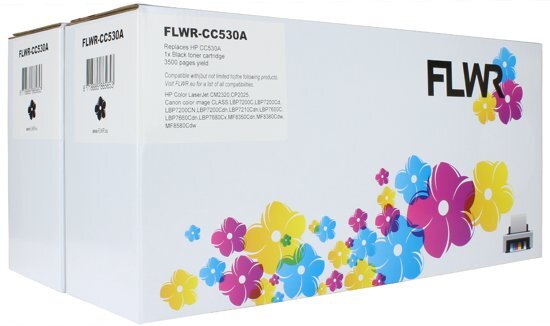 FLWR - Toner / 304A 2-pack / Zwart - geschikt voor HP