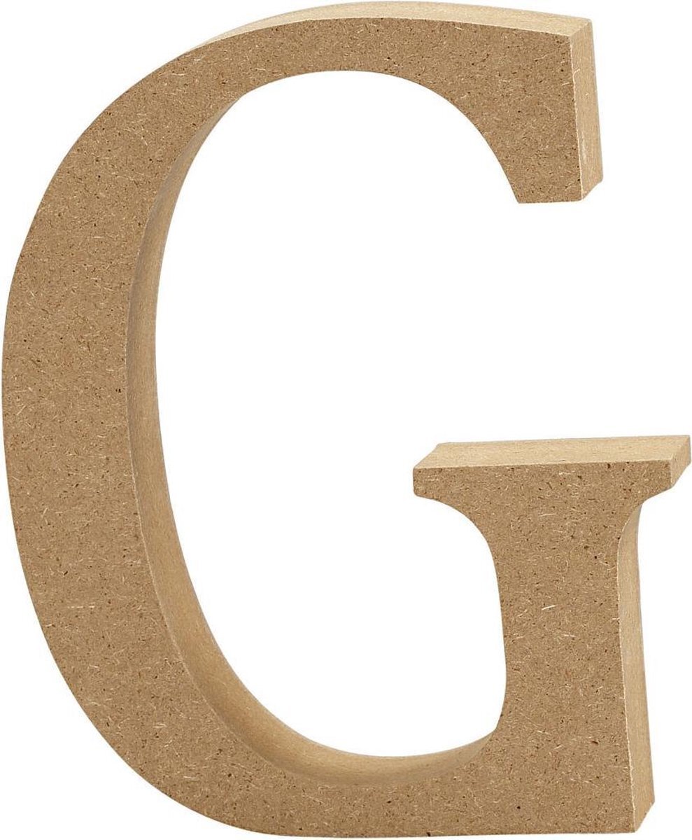 Creative Hoofdletter G Mdf 13 Cm