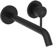 Ideal Standard Ceraline Nuovo - Inbouw wastafelkraan, 2-gats installatie, zijdeglans zwart BD848XG