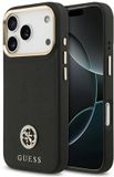 Guess Grained Strass Logo Hoesje Voor iPhone 17 Pro Magsafe Met Luxe