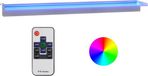 vidaXL Cascade avec LED RGB 108 cm Acier inoxydable