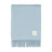 Scandi Living Plaid en coton Loom 125x170 cm bleu ciel