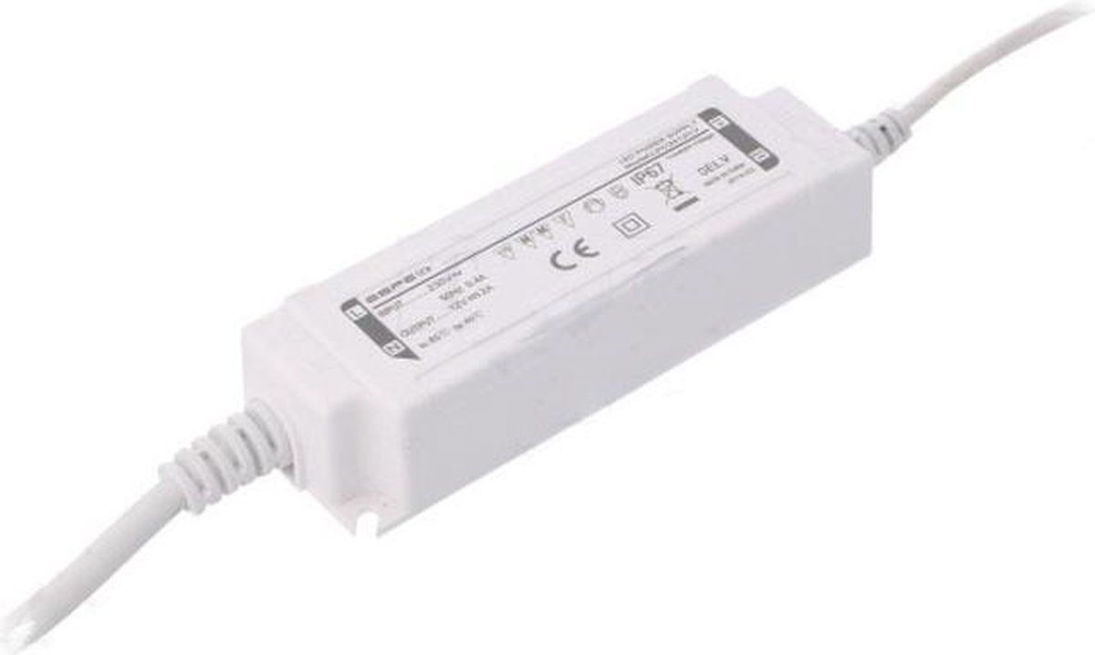 ABC-LED LED voeding - 12V, 2A - 24W - IP67 - WATERPROOF - ESPE