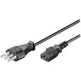 MicroConnect - Voedingskabel (M) naar power IEC 60320 C13 - 16 A - 5 m - zwart - Italië