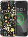 kwmobile Kristalheldere hardcase compatibel met Apple iPhone 16 Pro Max Hoesje – compatibel met MagSafe – Acryl hoesje met TPU-rand – Charmante bloemen design