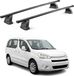 Omac Barres de toit transversales en acier pour Citroen Berlingo II 2008-2018 – Tüv / Din 75302:2019 – Antivol inclus – Rainure en T (accessoires) – Charge max 75 kg – 2 barres – Noir