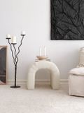 Merkloos Asir - Poef - Grijs - 51 x 46 x 45 cm
