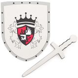 Little Adventures Rode zwaard & schild set – Foam speelgoedset