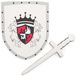 Little Adventures Rode zwaard & schild set – Foam speelgoedset