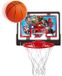 MARVEL Avengers Basketbalring, montage mural, 43 cm, incl. ballon, pompe et matériel de fixation, anneau en acier