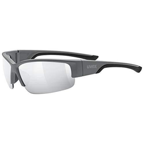 UVEX Sportstyle 215 Glasses, grey matt/litemirror silver