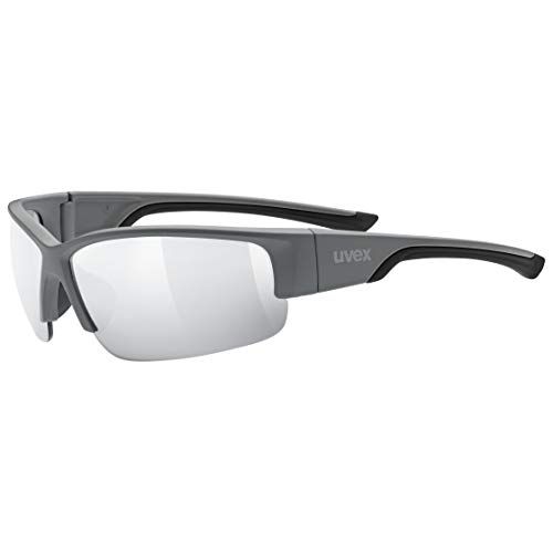 UVEX Sportstyle 215 Glasses - grey matt/litemirror silver