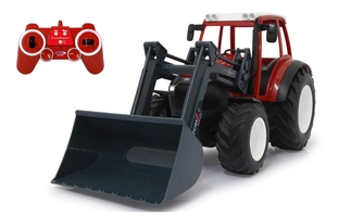 Jamara Lindner Geotrac with front-loader - Rood - Jongen - 6 jaar