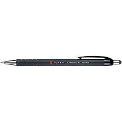 FORAY FORAY Soft Grip RT-M Balpen Zwart