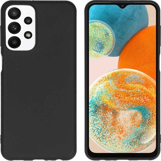 iMoshion Color Backcover - Hoesje voor Samsung Galaxy A23 (5G) - Zwart