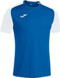 Joma Academy IV Shirt Korte Mouw Heren - Royal / Wit | Maat: S