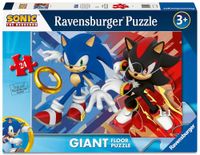 Ravensburger - 3-jarige puzzel, gigantische vloerpuzzel van 24 stukjes, Sonic - kinderpuzzel van 3 jaar oud, Sonic-collectie, educatieve en leuke spelletjes, cadeau-ideeën