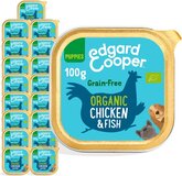 Edgard & Cooper Puppy Natvoer - Bio Kip & Vis - 17 x 100g