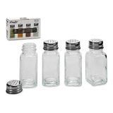 Vivalto Kruidenpotjes - Set van 4 - 7 cl - Glas
