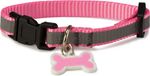 Arquivet Roze Reflecterende Halsband 1,9X35/50 Cm.