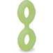 Sloom Anneau bague double en silicone phosphorescent