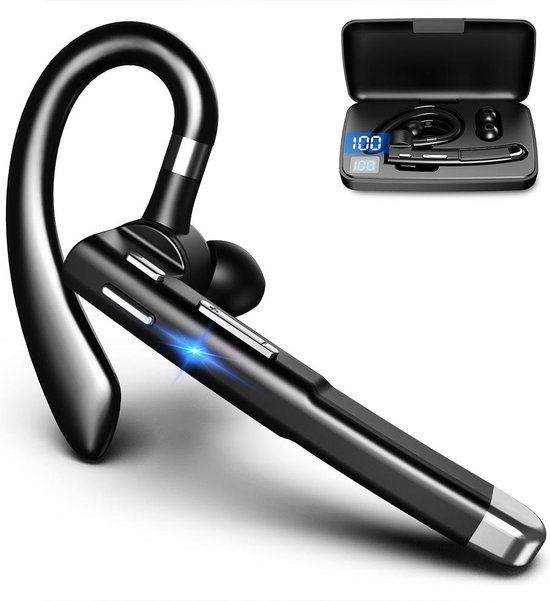 Otiume Draadloze Headset - Bluetooth 5.0 - 100 uur - Zwart