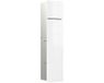 Emco Asis module pure, inbouw, deurscharnier rechts, tweedelig glasfront, 730x170mm, met reserverolbakje, wit