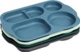 Unyqoos® Set de 4 assiettes divisées avec 5 compartiments