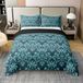 Ensemble de literie, 100% coton, super king size, 3 pièces, avec imprimé floral vintage