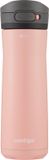 Contigo Jackson Chill drinks bottle, large BPA-free stainless steel water bottle, 100 % leakproof, keeps drinks cool for up to 24 hours; insulated bottle for sports, cycling, jogging, hiking, 590 ml | Pink Lemonade