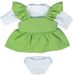 Miniland Poppenkleding voor 38 cm poppen, kledingaccessoires voor poppen, jurk en T-shirt voor de overgangsperiode