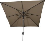 Lesliliving Parasol Libra 2.5x2.5m Taupe