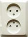 Panda Olympic prise double saillie | BLANC