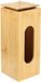 Merkloos Bamboe toiletrolhouder staand 15 x 15 x 33 cm voor 3 rollen