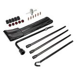Dr.Roc Reservewielgereedschapsset met reservewiel krikhendel en wielmoersleutel Reservewielgereedschapsset compatibel met Dodge Ram 1500 2003-2021 Ram 1500 Classic 2019 Jeep Gladiator 2020-2021