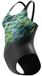 Speedo Hyperboom Placement Muscleback Dames Zwart/Groen - 40